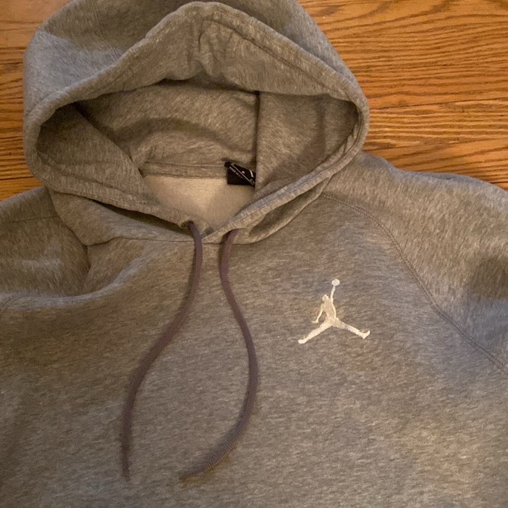Grey Jordan Hoodie - Picture 2 of 3